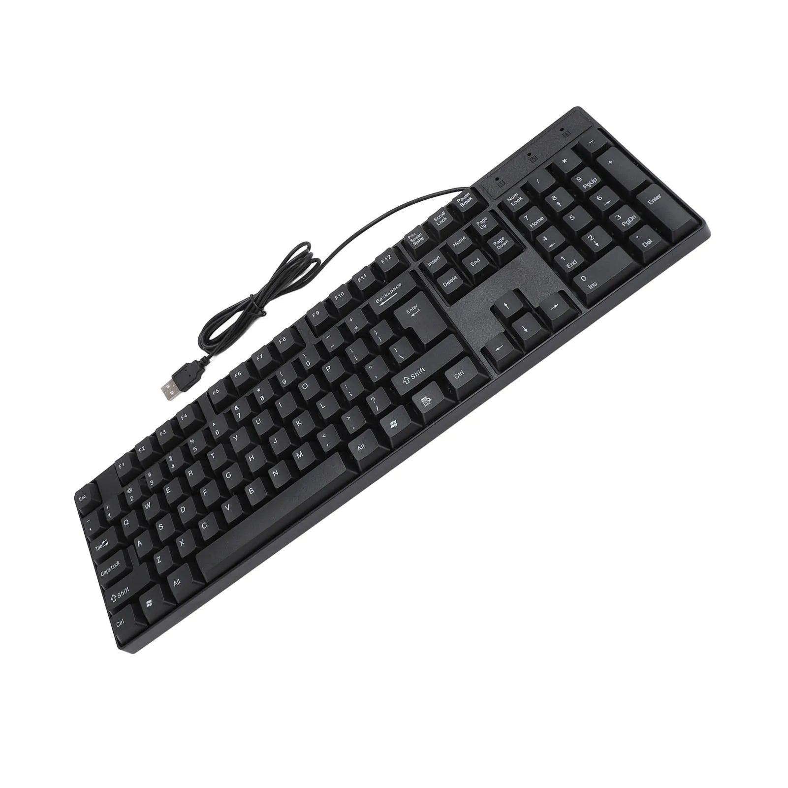 104 Keys USB Wired Keyboard English/Russian/Spanish/French Language Ergonomic Design Gaming Keyboard for Office Laptop Desktop Chewyzworld LLC