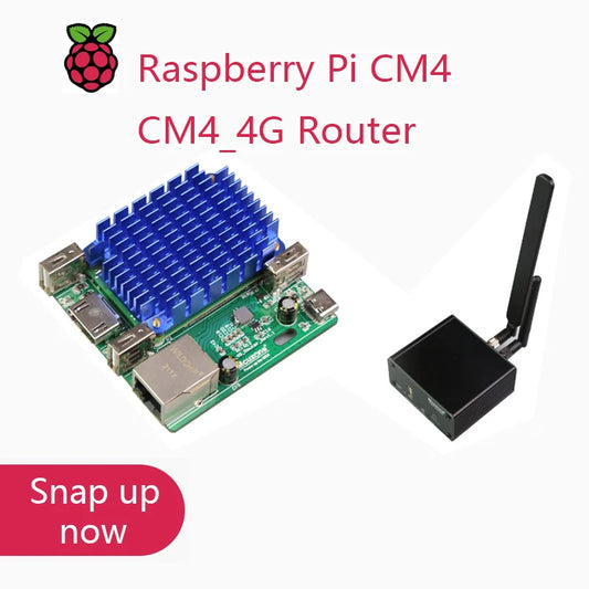 C4S 4G Router, Gebaseerd Op Raspberry Pi CM4 Module, Openwrt Zachte Router Ubuntu Wifi Chewyzworld LLC