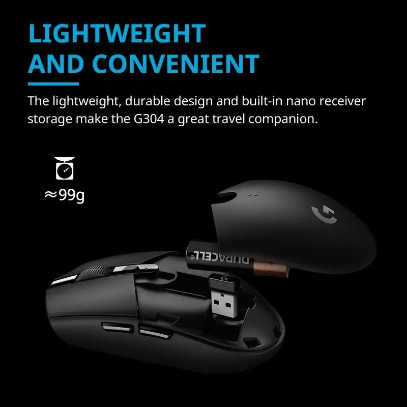 Logitech G304 G102 Wired Wireless Gaming Mouse RGB USB For PC Laptop Computer Ergonmic Mouse Gamer Mechanica Side Button Chewyzworld LLC