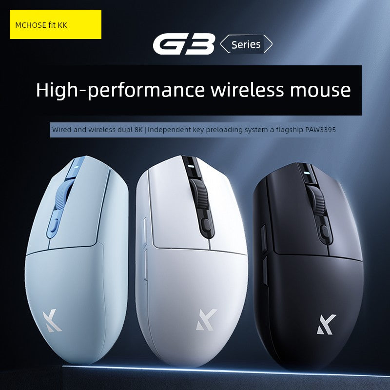 Mchoose Game Three-Model Bluetooth Wireless Mouse Chewyzworld LLC