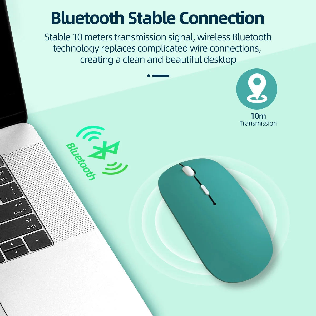 Bluetooth Mouse For iPad Samsung Huawei Lenovo Android Windows Tablet Battery Wireless Mouse For Notebook Computer Chewyzworld LLC