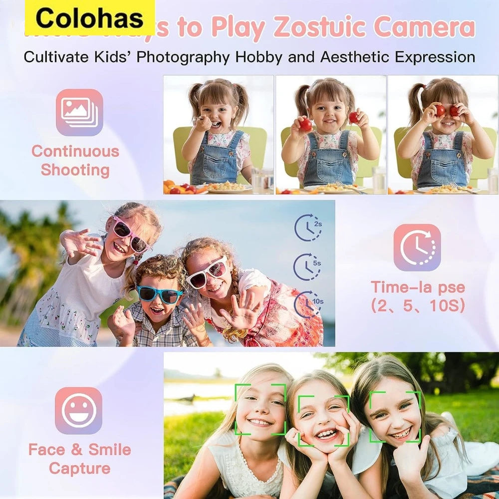 HD Digital Camera 44MP 1080P FHD Photography Camera Video Camcorder 16X Zoom Portable Vlogging Camera for Kids Adults Beginners Chewyzworld LLC