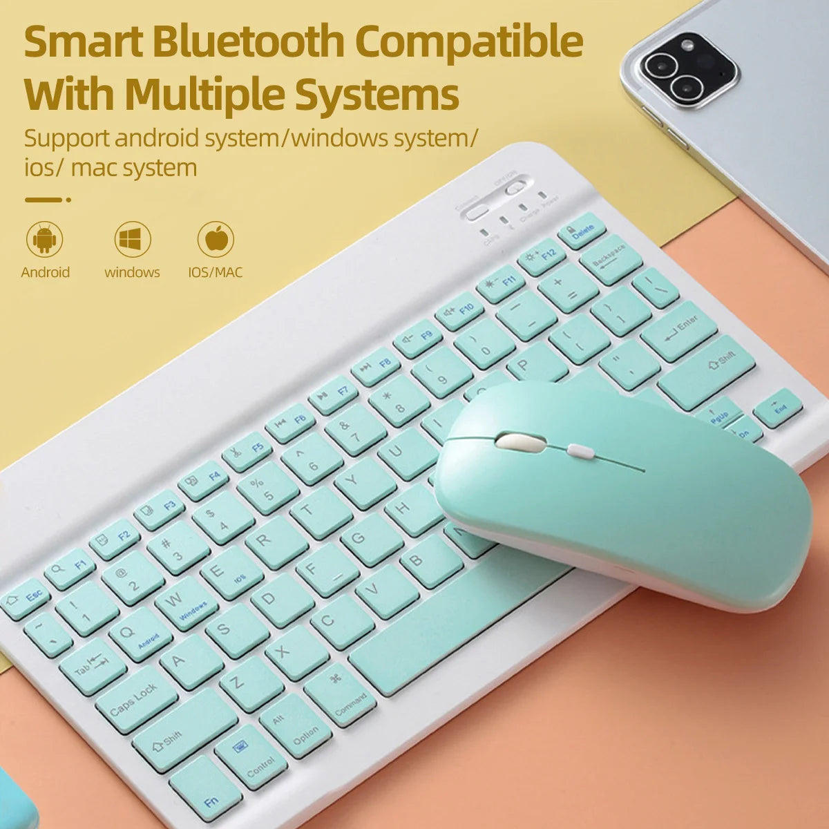 Bluetooth Mouse For iPad Samsung Huawei Lenovo Android Windows Tablet Battery Wireless Mouse For Notebook Computer Chewyzworld LLC