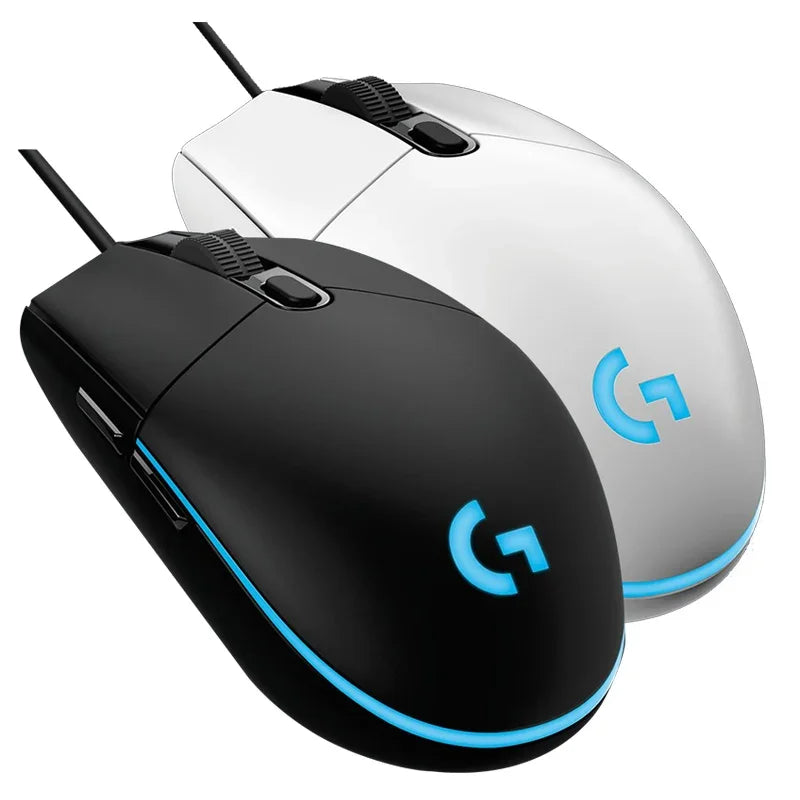 Logitech G304 G102 Wired Wireless Gaming Mouse RGB USB For PC Laptop Computer Ergonmic Mouse Gamer Mechanica Side Button Chewyzworld LLC