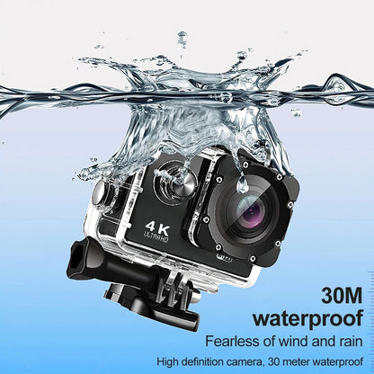 4K Action Camera 170D Underwater Video Recording Helmet Cam Waterproof 2.0-inch Screen WiFi Sports Camera DV Camcorders Recorder Chewyzworld LLC