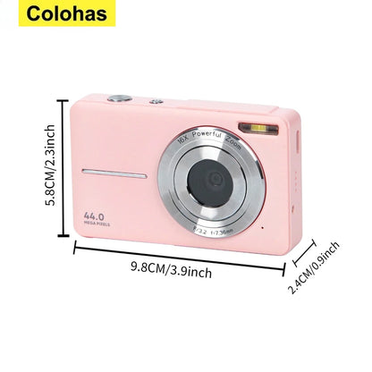 HD Digital Camera 44MP 1080P FHD Photography Camera Video Camcorder 16X Zoom Portable Vlogging Camera for Kids Adults Beginners Chewyzworld LLC