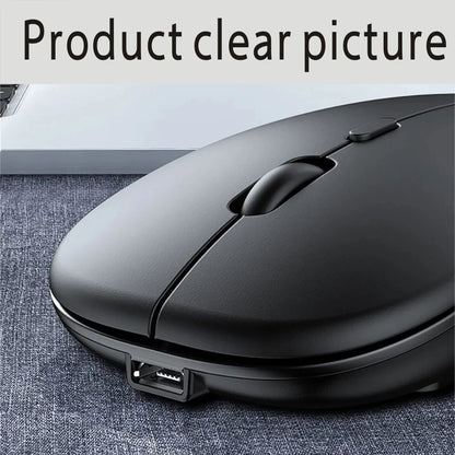 Rechargeable Bluetooth Mouse Wireless Dual Mode 5.2  Silent Computer  gaming  Ergonomic Mouse 2.4 USB for PC Laptops Chewyzworld LLC