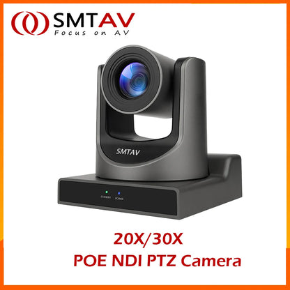 SMTAV AI Tracking NDI|HX Ptz Camera 20x 30x Video conference camera with POE HDMI SDI USB output ptz Church Broadcasting Chewyzworld LLC